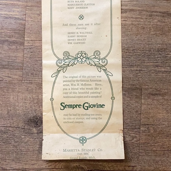 Vintage 1910 Advertising Poster - Picture 12 of 12